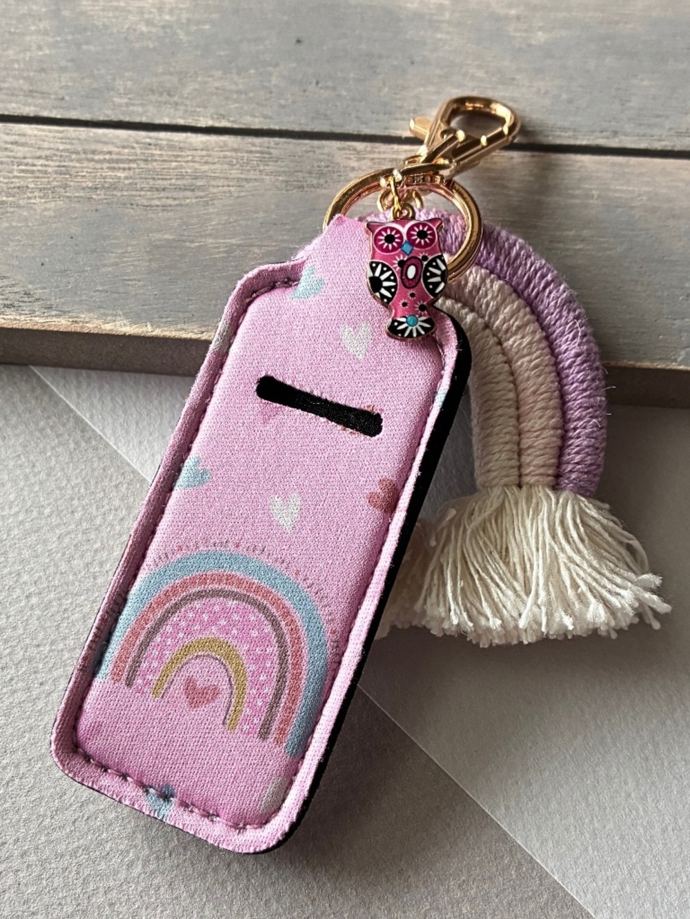 Keychain | Lipstick Holder | Rainbow Keychain | Accessories | Combo